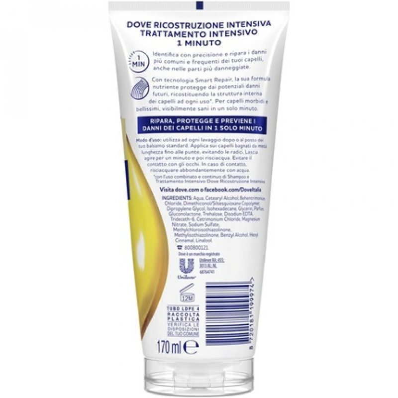 DOVE Intensive Reconstruction 1 Minute Intensive Treatment 170ml