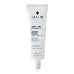 Rilastil Xerolact Hand Cream Repairing and Nourishing with Shea Butter for Sensitive Very Dry Skin 100ml