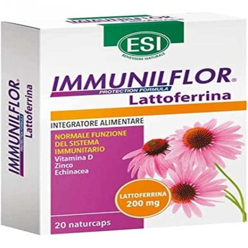 Esi Immunilflor Lattoferrin Food Supplement 20 Naturcaps