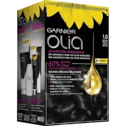 Garnier Olia Hair Dye Kit 250g Number 1.0 Black Ebony