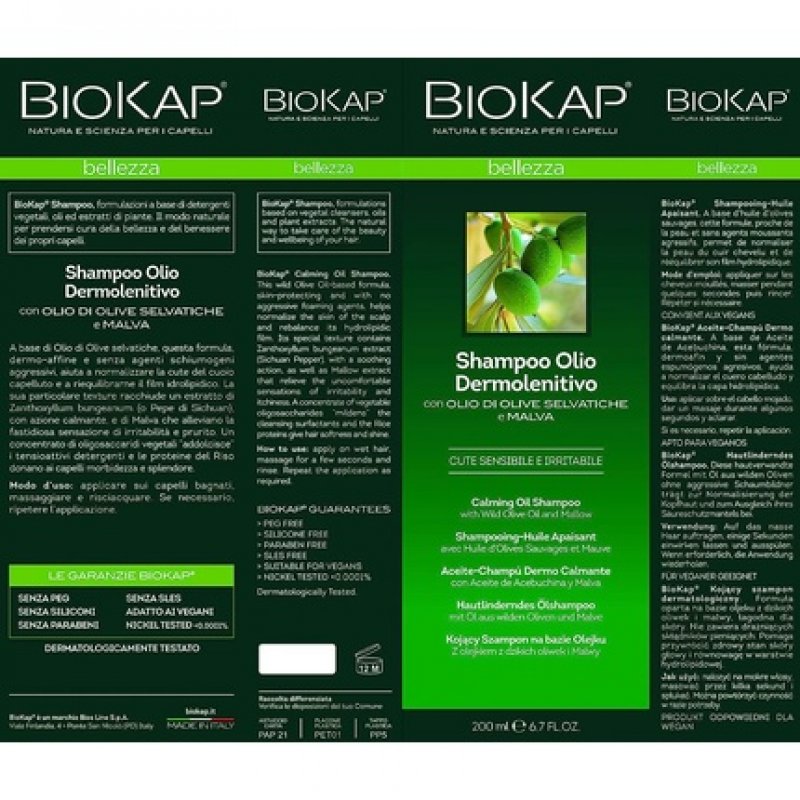 BIOKAP Soothing Shampoo 200ml