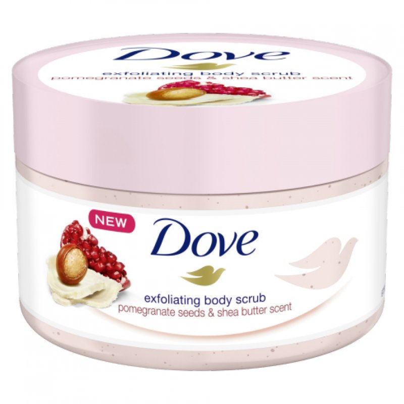 Dove Pomegranate & Shea Butter Gommage corporel 225 ml