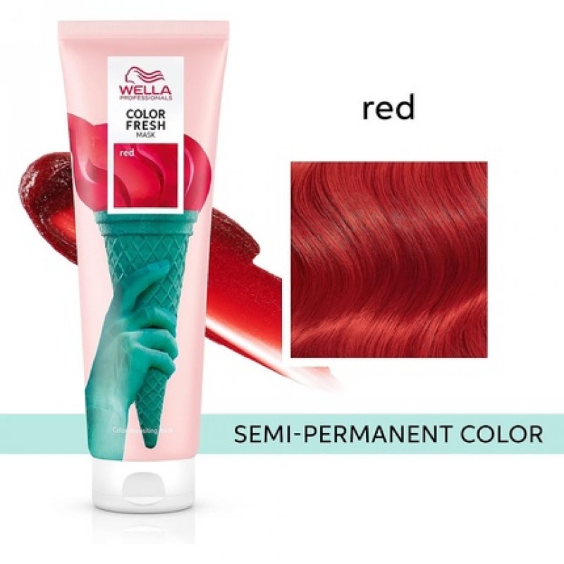 Wella Professionals Color Fresh Semi-Permanent Hair Mask 150ml Red