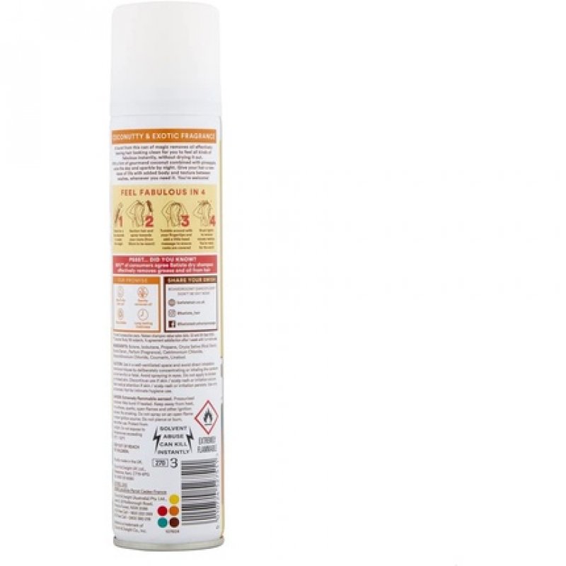 Batiste Tropical Dry Shampoo 350ml