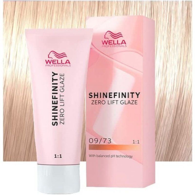 Wella Shinefinity Zero Lift Glaze 09/73 Caramel Milk 60ml