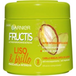 Garnier Fructis Smooth & Shine Fortifying Hair Mask with Liquid Vegetable Keratin and Argan Oil 300ml