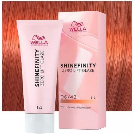 Wella Shinefinity Copper Sunset 06/43 Dark Blonde Golden Copper Demi-Permanent Color 60ml