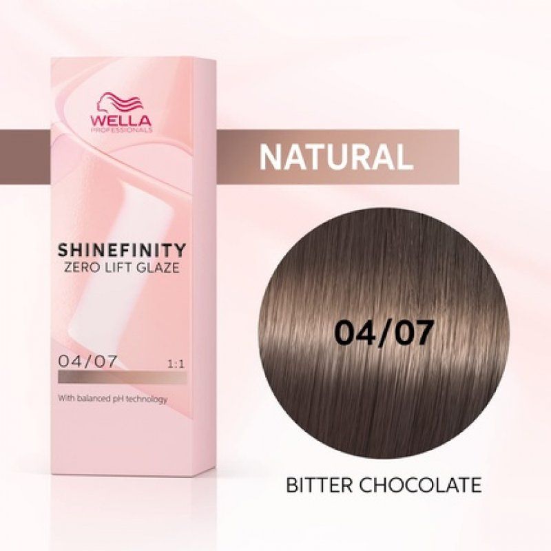 Wella Shinefinity 04/07 Bitter Chocolate Hair Color 60ml