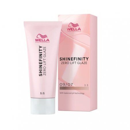 Wella Shinefinity Zero Lift Glaze Semi-permanent Hair Color 09/07 Beige Sand 60ml