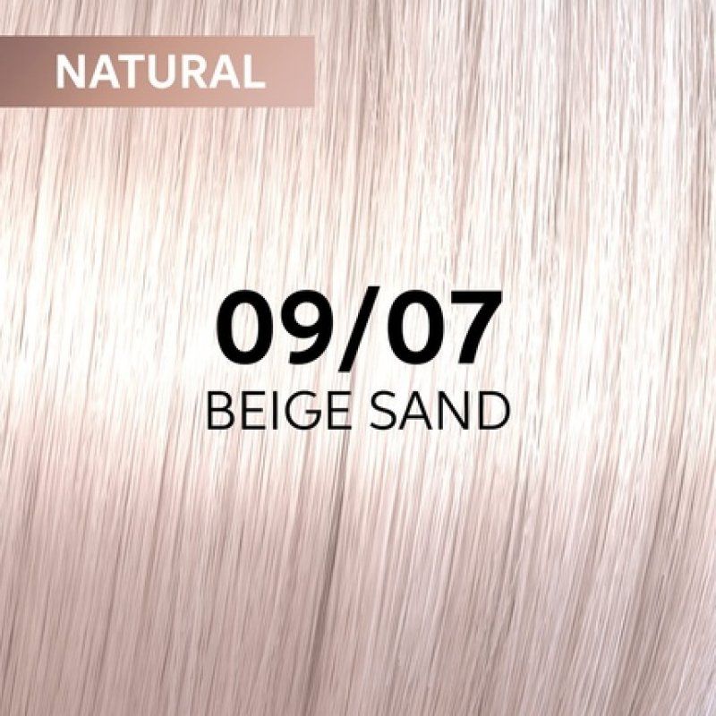 Wella Shinefinity Zero Lift Glaze Semi-permanent Hair Color 09/07 Beige Sand 60ml