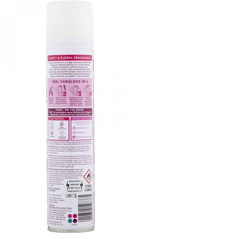 Batiste Dry Shampoo in Blush 350ml Floral and Flirty Fragrance