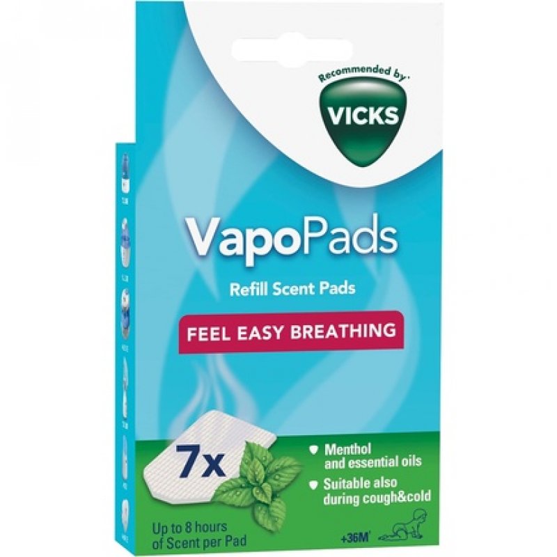 Vicks VapoPads Menthol Scented Pads with Essential Oils