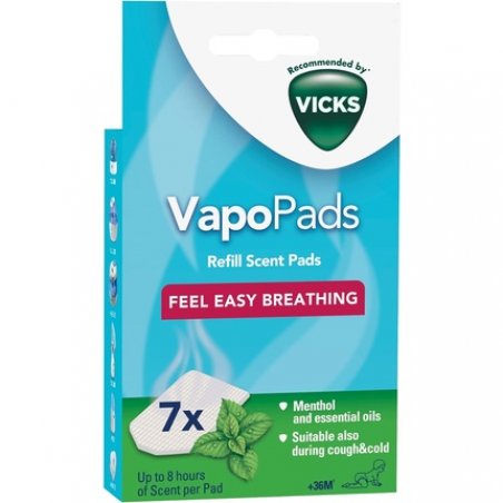 Vicks VapoPads Menthol Scented Pads with Essential Oils