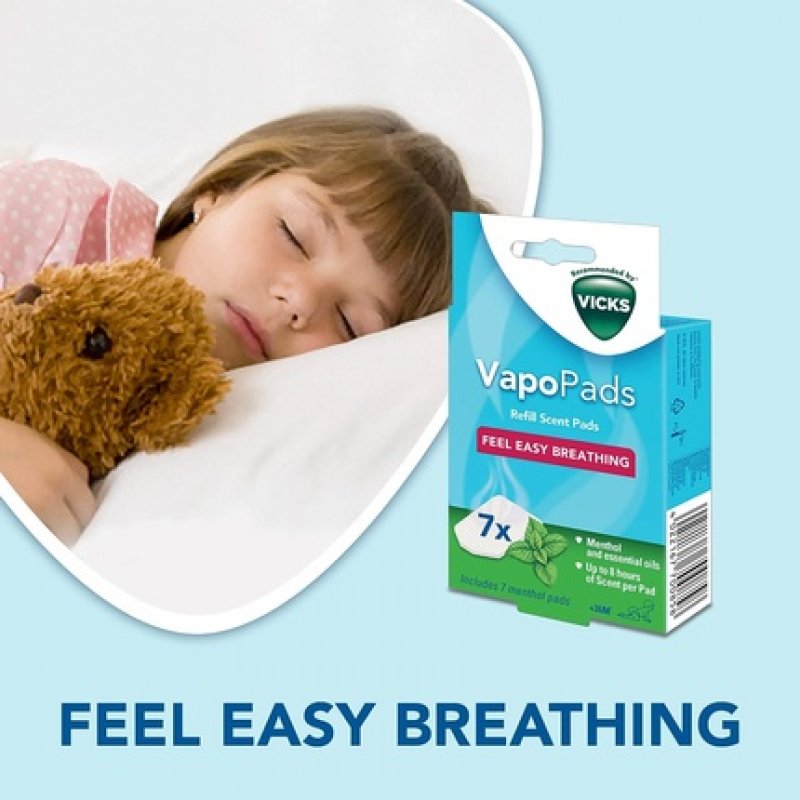 Vicks VapoPads Menthol Scented Pads with Essential Oils