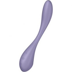 Satisfyer G-Spot Flex 5 Connect App 23cm G-Spot Vibrator with Flexible Shape and 2 Motors - Lilac