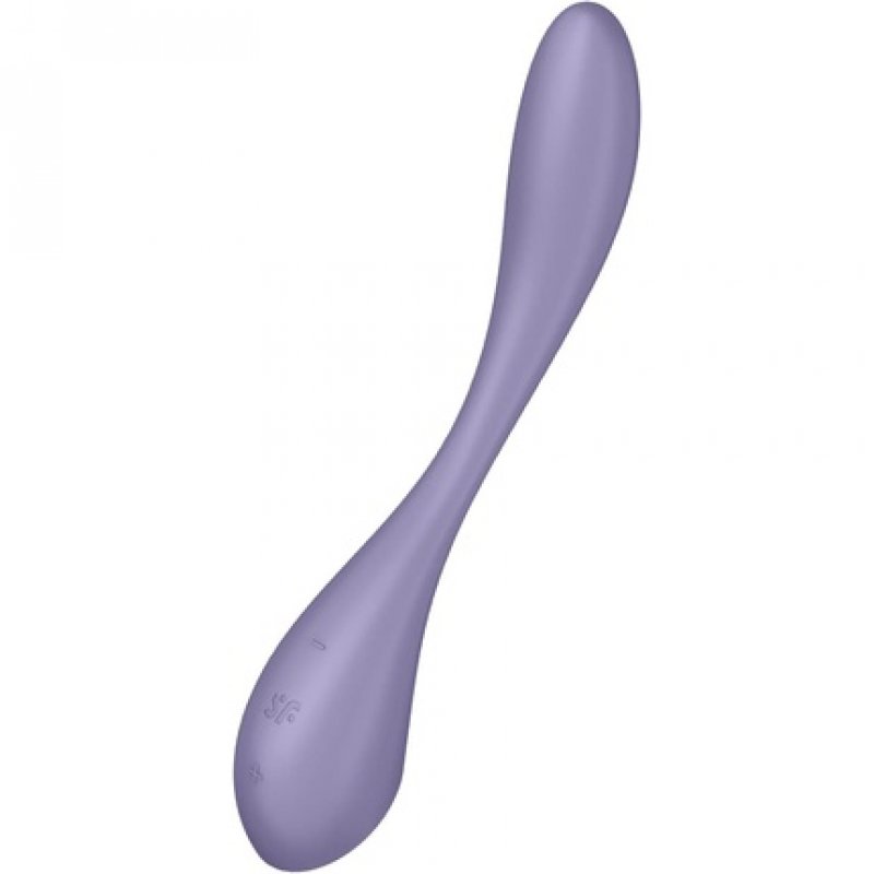 Satisfyer G-Spot Flex 5 Connect App 23cm G-Spot Vibrator with Flexible Shape and 2 Motors - Lilac