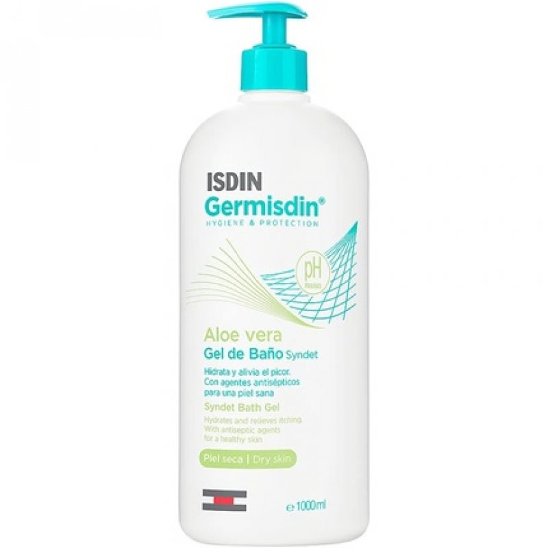 ISDIN Germisdin Aloe Vera Soap-free Antiseptic Shower Gel 1000ml