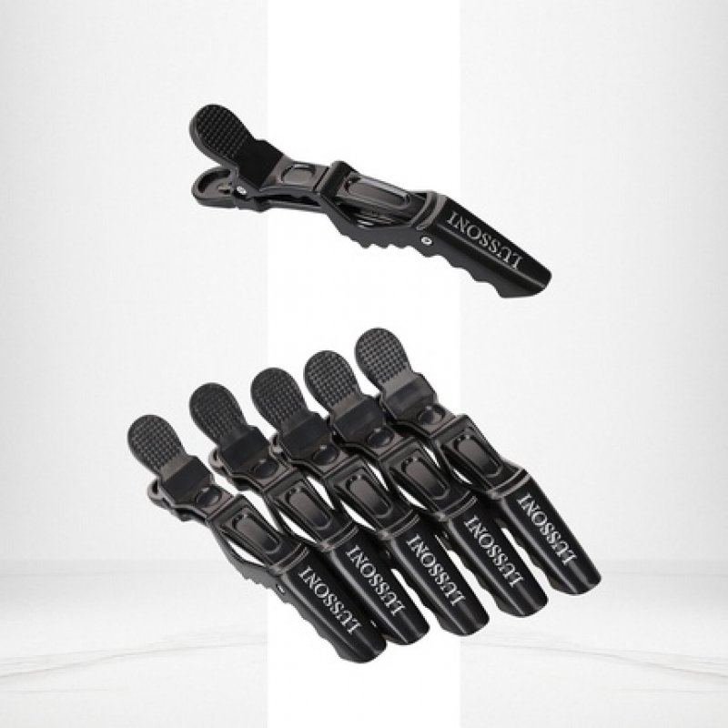 LUSSONI Crocodile Clips - Pack of 6