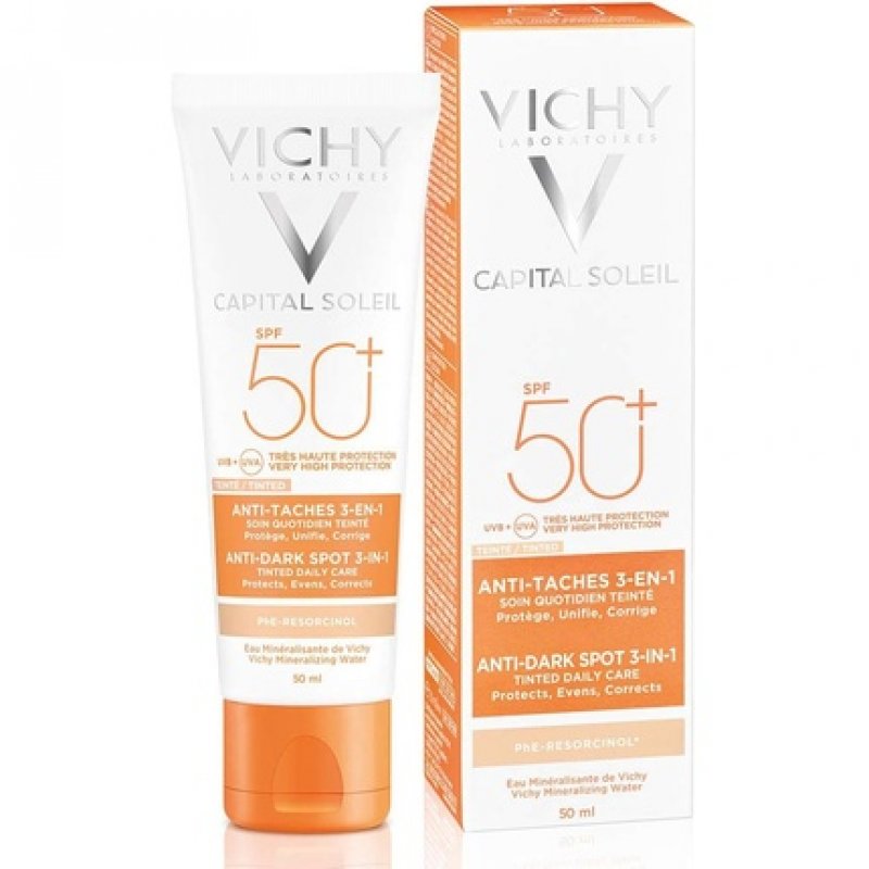 Vichy Ideal Soleil Colored Anti-Spot Treatment 3 In 1 SPF 50 50ml