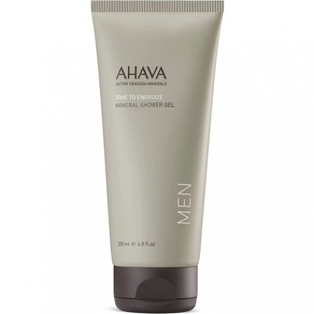 Ahava Men's Mineral Shower Gel 200ml Natural Dead Sea Cleansing Gel for Men