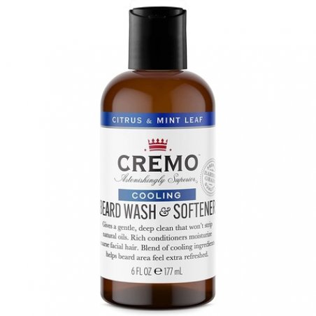 CREMO Beard Wash & Softener for Men Cooling Citrus & Mint Leaf 177ml