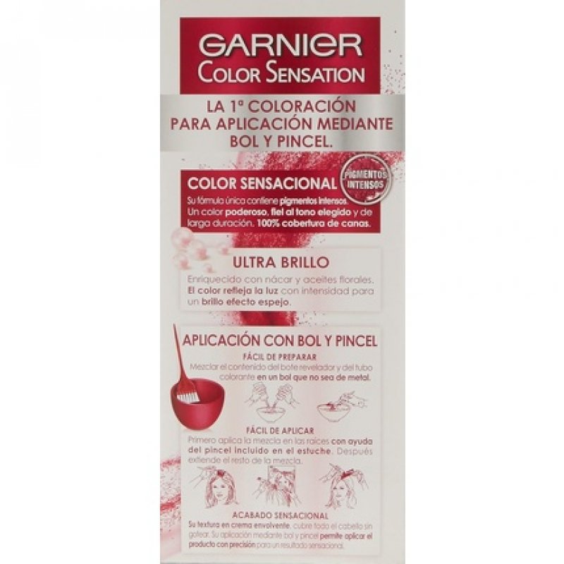 Garnier Color Sensation Permanent Colouring 8.0 Luminous Blonde 1 Count