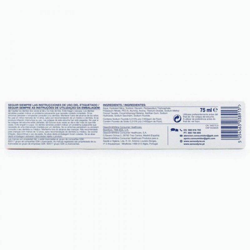 Sensodyne Teeth Whitening Toothpaste 75ml