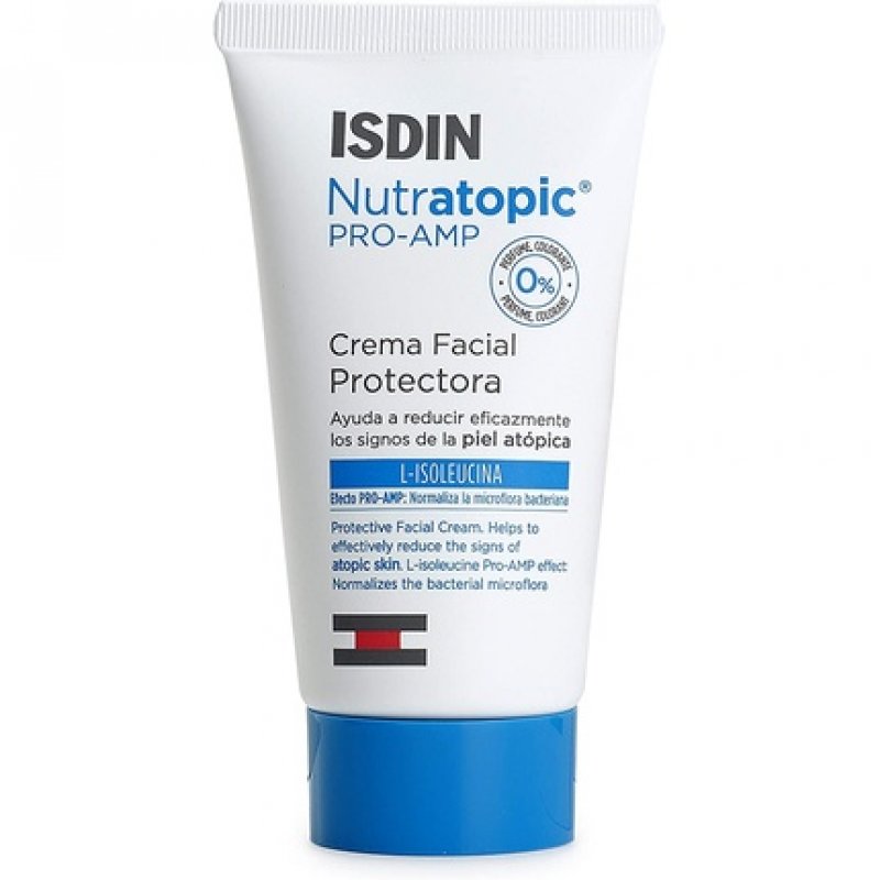 Isdin Nutratopic Pro-AMP Atopic Skin Face Cream 50ml - Pack of 2