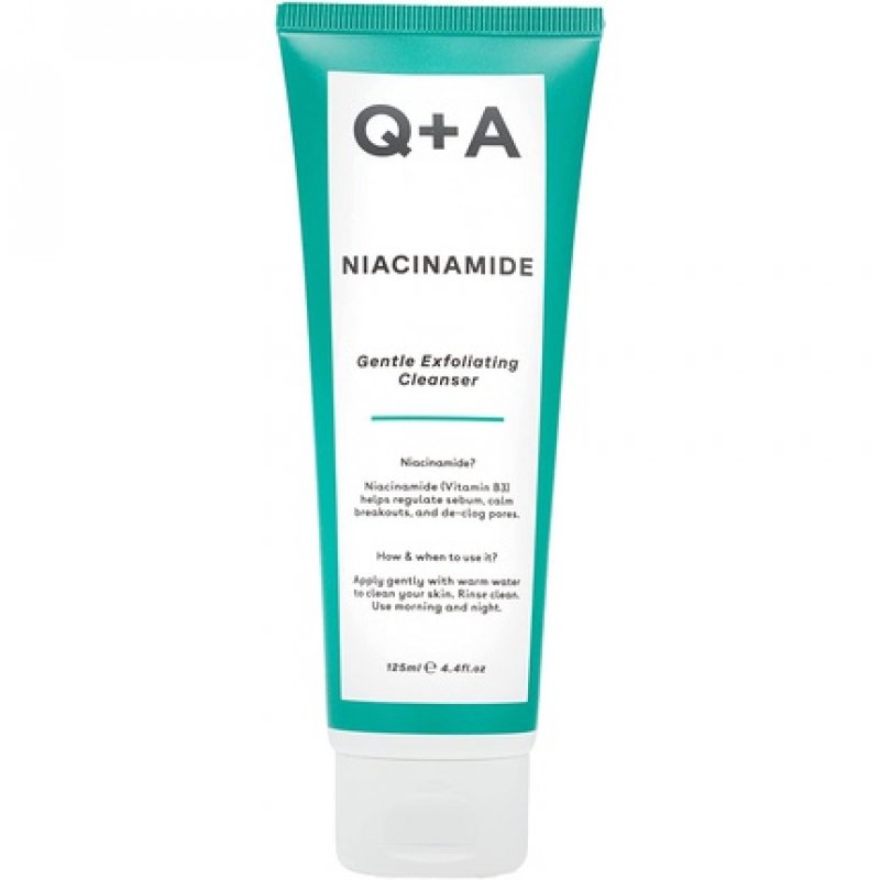 Q A Niacinamide Gentle Exfoliating Cleanser with Inulin and Fructose 125ml