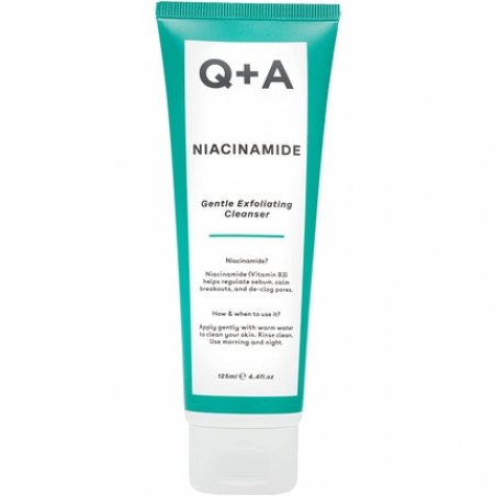 Q A Niacinamide Gentle Exfoliating Cleanser with Inulin and Fructose 125ml