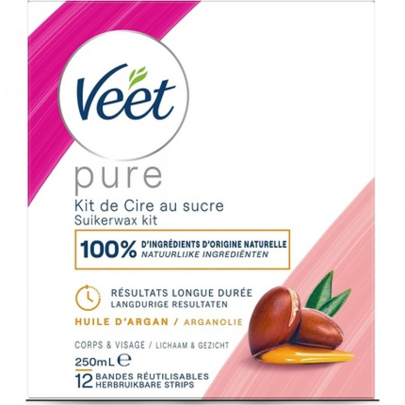 Veet Minima Pure Hot Wax Sugar and Argan Oil 250ml