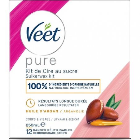 Veet Minima Pure Hot Wax Sugar and Argan Oil 250ml