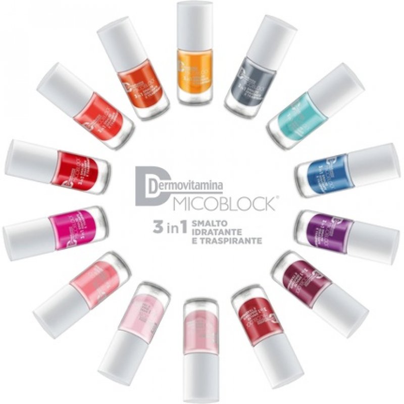 Dermovitamina Micoblock 3in1 Nail Polish Dark Orange 5ml