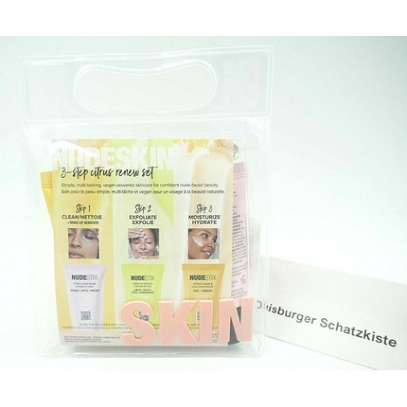 NudeStix Citrus 3-Step Citrus Skin Renew Moisturizing and Cleansing