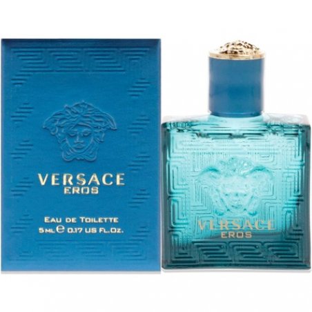 Versace Eros For Men 0.17 oz EDT Splash Mini Vanilla 4.82g