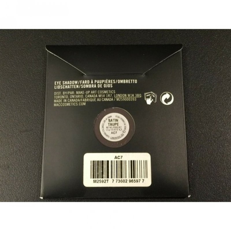 Mac Satin Taupe Eyeshadow Refill Pan Slot Palette Nib 1.5g/0.05 US OZe