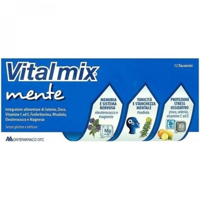 Montefarmaco Memory and Concentration Supplement Vitalmix Mente
