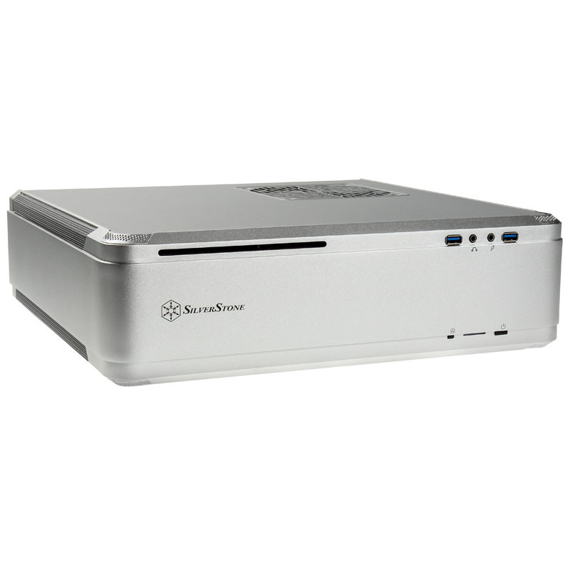 Silverstone SST-FTZ01S Fortress Mini-ITX Gehause - argent