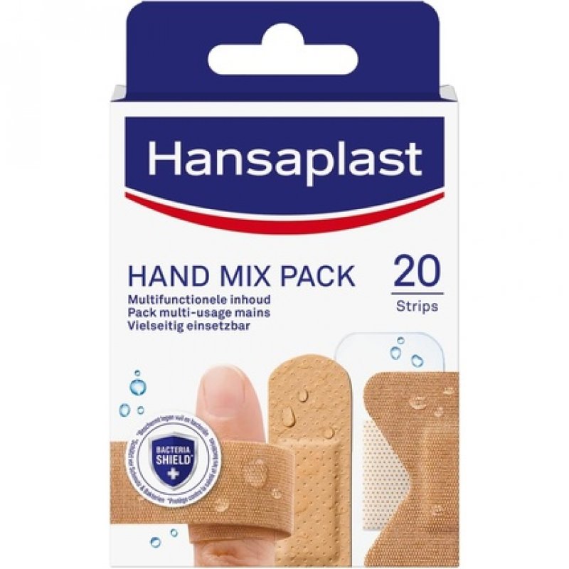 Hansaplast Hand Mix Pack 20 Strips