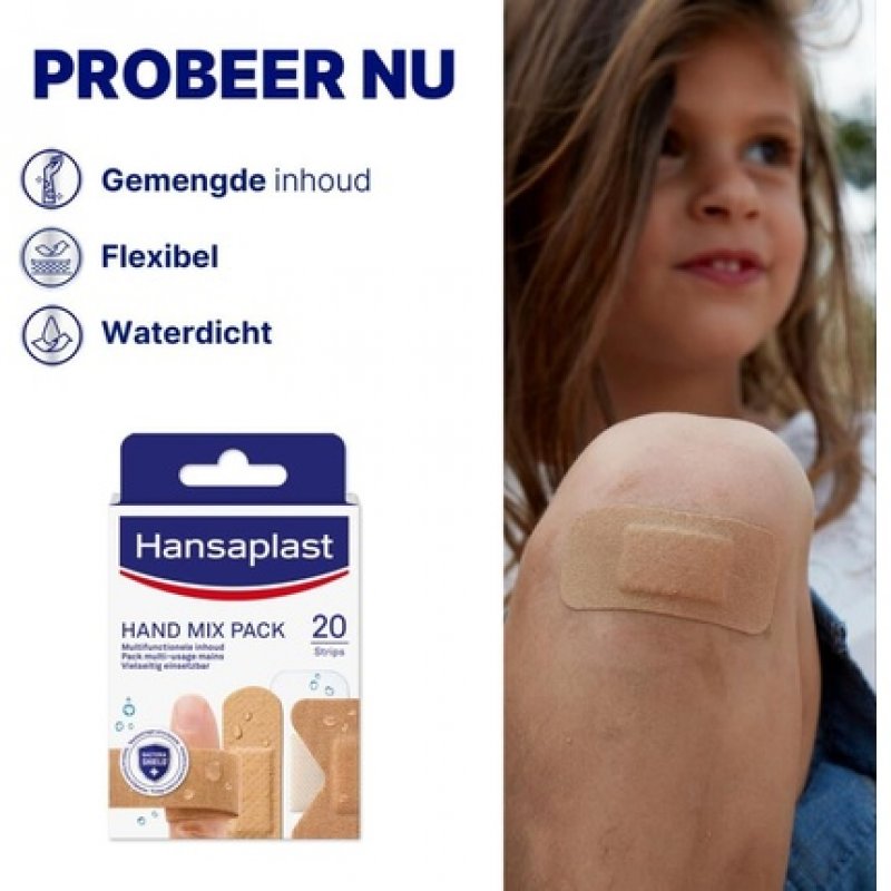 Hansaplast Hand Mix Pack 20 Strips