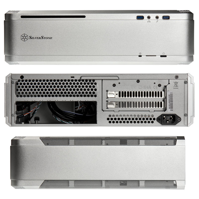 Silverstone SST-FTZ01S Fortress Mini-ITX Gehause - argent