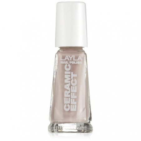 Layla Cosmetics 1243R23-069 Ceramic Effect Nail Polish Silky Beige 0.01l