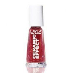 Layla Cosmetics Ceramic Effect nail polish 10 ml Red