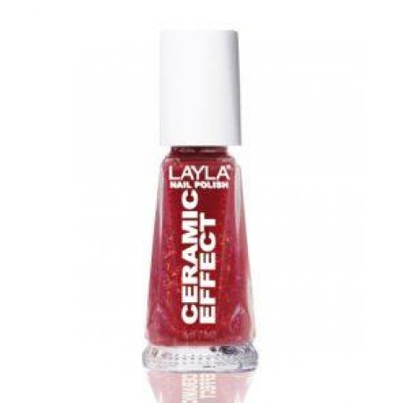 Layla Cosmetics Ceramic Effect nail polish 10 ml Red