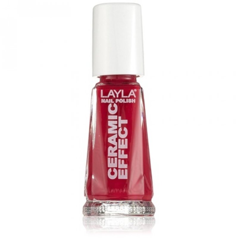 Layla Cosmetics 1243R23-067 Ceramic Effect Nail Polish Hypnotic Cherry 0.01l