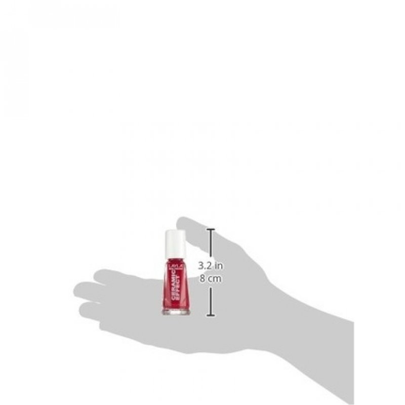 Layla Cosmetics 1243R23-067 Ceramic Effect Nail Polish Hypnotic Cherry 0.01l