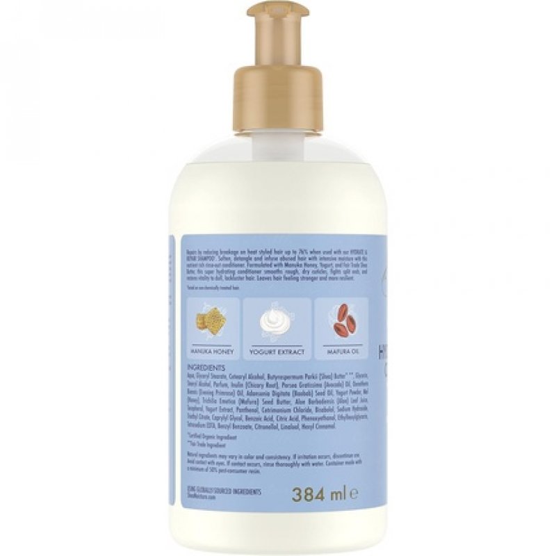 Shea Moisture Manuka Honey & Yogurt Hydrate and Repair Conditioner with Mafura and Baobab Oils 384ml