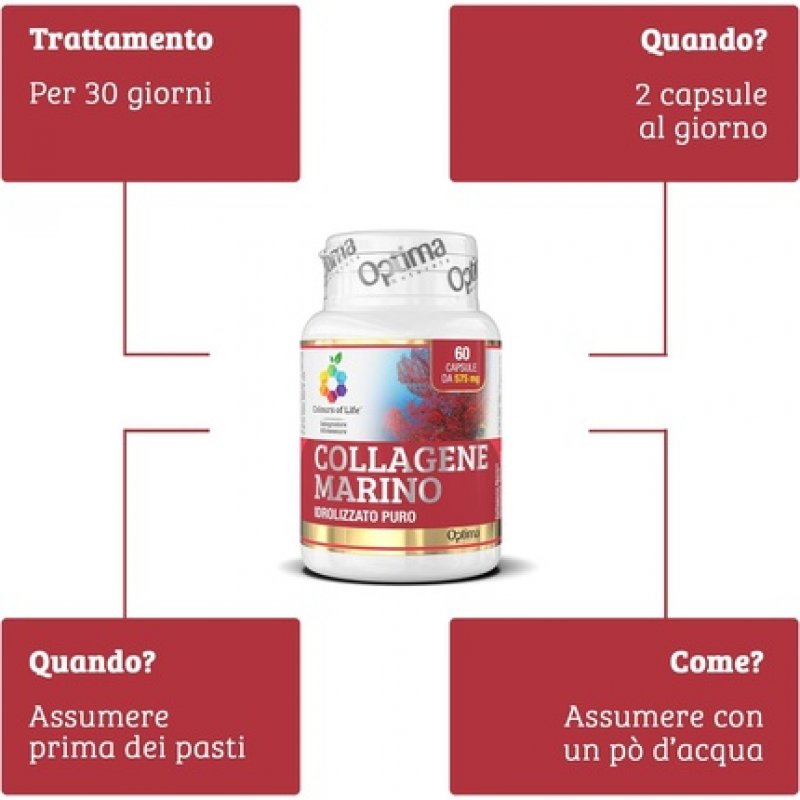 Pure Hydrolyzed Marine Collagen Gluten-Free Supplement 60 Capsules