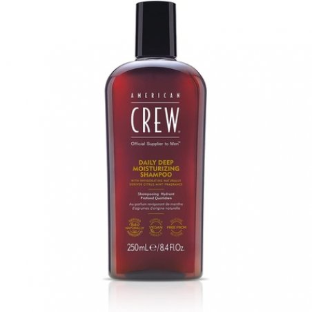 American Crew Daily Deep Moisture Shampoo 250ml for Men Citrus & Mint Scent