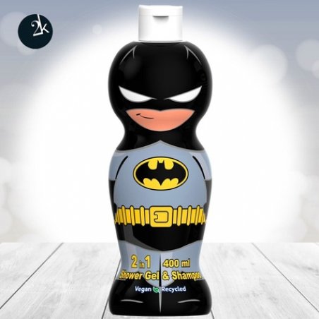 DC Batman 1D Shower Gel and Shampoo 400ml by Airval Vegan